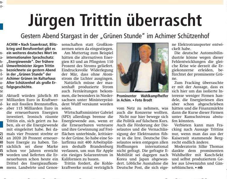 Artikel Kreiszeitung